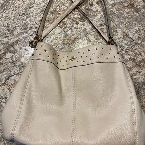 Coach Lexi Stars and Moons Off-White Shoulder Bag